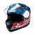 Capacete Texx Strike Superstar Azu Verm Branc Bril 56 - Imagem 6