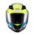Capacete Texx Strike Superstar Verd Azu Branc Bril 56 - Imagem 1