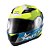 Capacete Texx Strike Superstar Verd Azu Branc Bril 56 - Imagem 5