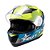 Capacete Texx Strike Superstar Verd Azu Branc Bril 56 - Imagem 6