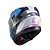 Capacete Texx Esc Gladiator V3 Reisen Azu Ros Branc Bril 56 - Imagem 4