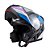 Capacete Texx Esc Gladiator V3 Reisen Azu Ros Branc Bril 56 - Imagem 10