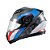 Capacete Texx Esc Gladiator V3 Reisen Azu Verm Branc Bril 56 - Imagem 3