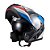 Capacete Texx Esc Gladiator V3 Reisen Azu Verm Branc Bril 56 - Imagem 9