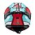 Capacete Texx Fecha Raptor Hornet Azu Verm Branc Bril 56 - Imagem 4