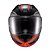 Capacete Texx Escam Kratos Nomade Pret Verm Cinz Bril 60 - Imagem 1