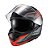 Capacete Texx Escam Kratos Nomade Pret Verm Cinz Bril 60 - Imagem 6