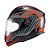 Capacete Texx Escam Kratos Nomade Pret Verm Cinz Bril 56 - Imagem 2