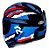 Capacete Hjc Rpha 11 Stobon Azul Vermelho E Branco 56 - Imagem 3