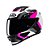 Capacete Hjc C10 Tins Branc Cinz Pret Rosa 55 - Imagem 1