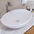 CUBA DE APOIO CERÂMICA PARA BANHEIRO OVAL BRANCA - 4141 - Imagem 3