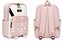 Mochila Infantil Rosa Coelhinho Escolar com Bolso Frontal - Imagem 1