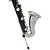 Clarinete Baixo Schieffer SCHCB-001 c/ extensão até o mi bemol grave - Linha Adágio – Excelente Timbre e Afinação - Imagem 8
