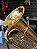 Tuba Dolphin 3/4 c/ 3 pistos - banho laqueado (NO ESTADO) #tuba-dolphin-281125 - Imagem 2