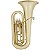 Tuba 3/4 de C/ 3 pistos Schieffer em Si Bemol Laqueada e case super luxo - JBBB-335L - Imagem 2