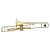 Trombone de pistos Schieffer com afinacao em Bb (Si bemol) corpo laqueado e estojo super luxo - SCHTB-002 - Imagem 4