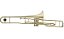 Trombone de pistos Schieffer com afinacao em Bb (Si bemol) corpo laqueado e estojo super luxo - SCHTB-002 - Imagem 1