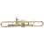 Trombone curto de pistos Schieffer com afinacao em Bb (Si bemol) corpo laqueado e estojo super luxo - SCHTB-004 - Imagem 3