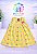 Vestido Body Regata Amarelo Bolinhas Kyly G - Imagem 1