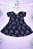 Vestido Kyly Azul Escuro Estampa Onça Tamanho P - Imagem 1