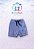 Conjunto Polo Azul e Bermuda Infantil Mundi Tam 1 - Imagem 2