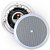 Par Arandelas Coaxial Redonda Jbl 6co2r S/at 25w Rms Branco - Imagem 2