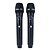 Sistema de Microfone Sem Fio K-412M UHF Duplo Vocal Recarregável - Imagem 4