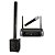 Kit Sistema de som portatil vertical LPA8 + Microfone UHF com 1 canal e frequencia fixa LM-58U Lexsen - Imagem 1