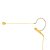 Microfone Dylan DH77 TA4F Headset Condenser Ominidirecional - Imagem 1