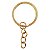 Argola para Chaveiro Italiano 10 unid. - Ouro - Imagem 1
