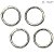 Mini Argola 8mm 24gr. -  Prata - Imagem 1