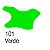 Tinta Aquarela Silk 60 ML 101 Verde - Imagem 1
