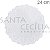 Toalha Rendada de Papel Branca 24cm - 100 unidades - Imagem 1