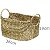 Cesta de Taboa com Alça 36x21x19cm - Imagem 1
