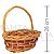 Cesta de Fibra Rattan Oval Ref. 13-53  - kit com 3 unidades - Imagem 4
