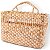 Bolsa Sacola de Palha 26x36,5x10cm - Imagem 1