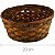 Cesta de Bambu Redonda HL153213 - Marrom - Imagem 1