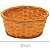 Cesta de Bambu Redonda HL153213 - Laranja - Imagem 1