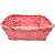 Cesta de Bambu Retangular Ref. 9328 - Rosa - Imagem 1