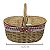 Cesta de Piquenique Vime Com Tampa Babado - Ref. DH078 - Imagem 1