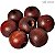 Bola de Madeira 18mm - 100unid. - Cores Diversas - Imagem 1