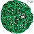 Bola de Rattan 6 unid. Cód. 1604-1 -  Verde Bandeira - Imagem 1