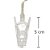 Varal Led Pregador Estrela 20 unid. 4 Metros Ref. ZW-71638 - Imagem 2