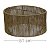 Luminária Rústica Redonda 50cm - Sisal Conhaque R$171,90 - Imagem 1
