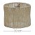 Luminária Rústica Redonda 30cm - Sisal NATURAL  R$115,00 - Imagem 1
