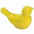 Pássaro Decorativo Cerâmica - Amarelo - Imagem 1