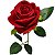 Rosa Artificial de Veludo Ref. CQ - 1 - Imagem 1