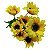 Girassol Artificial 10 Flores Ref. KD-001 - Imagem 2