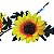 Girassol Artificial 2 Flores Ref. KD-005 - Imagem 2
