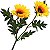 Girassol Artificial 2 Flores Ref. KD-005 - Imagem 3